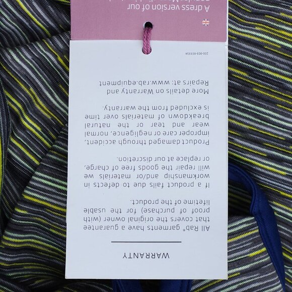 Rab Womens Maze Climbing Dress BNWT Size XS Sulpher Tank Top Dress Cross Back - Picture 10 of 11